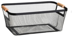 Fémhuzalos tárolókosár szett 2 db-os 33x21x14 cm – Casa Selección