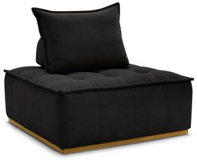 Fekete zsenília fotel Elisa – Bobochic Paris