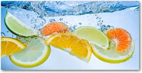 Fotó-üvegkép Citrus a víz alatt 140x70