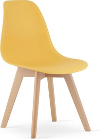 AKCIÓ Mustár színű KITO szék bükkfa lábakkal II. osztály