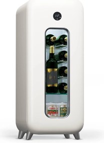 Klarstein Shirley 15 Uno, borhűtő, 15 palack, 5 - 20 °C, érintésvezérlés, retró