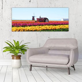 Tulipánfarm képe (120x50 cm)