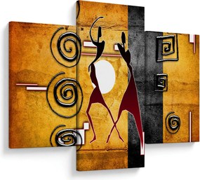 Kép - Ősi festészet (90x60 cm)