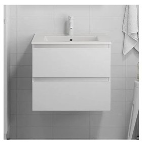 Fürdőszobai szekrény mosdóval KENWOOD 61 cm tölgy