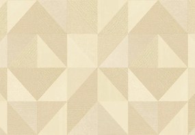 Parato Cristiana Masi Vitalis Dynamo bézs geometrikus texturált vlies tapéta – 32411