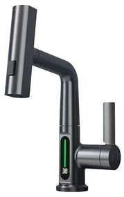 Mara mosogató csaptelep multifunkciós fejjel digitális kijelzővel