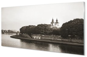 Akrilkép Krakow folyó híd 100x50 cm