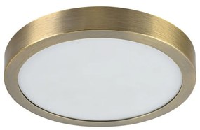 PREZENT 49058 LENYS IV. Kerek Mennyezeti Lámpa Antik Bronz, Fehér LED IP20