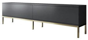 TV szekrény Lord - Anthracite, Gold