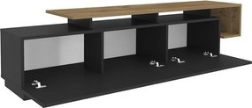 Pia Black and Walnut TV-asztal