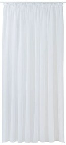 Fehér voile fényáteresztő függöny 300x260 cm Crush – Mendola Fabrics