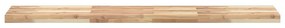 4 db kezeletlen tömör akácfa függőpolc 120 x 30 x 4 cm