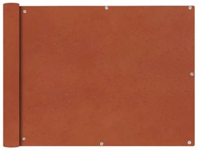 90x400 cm Terrakotta Oxford szövetű erkély ablak sötétítő