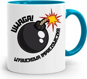 Bulizóknak Kék Bögre nyomott mintával, fényképpel