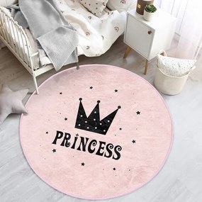 Rózsaszín gyerek szőnyeg ø 120 cm Comfort – Mila Home