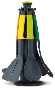 Elevate Carousel 6 db-os színes konyhai eszköz szett állvánnyal - Joseph Joseph