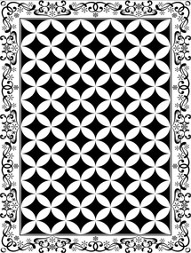 Fotótapéta Geometrikus absztrakt kör virágok csillagok 206x275 +ragasztó