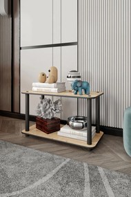 Bookcase dohányzóasztal, tölgy, 30 cm