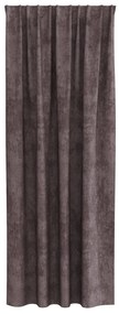 Bársony Függöny 2 db fémgyűrűs Barna 245x140 cm