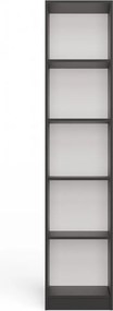 Aldabra R40 polcos szekrény, 40x182x30 cm, antracit