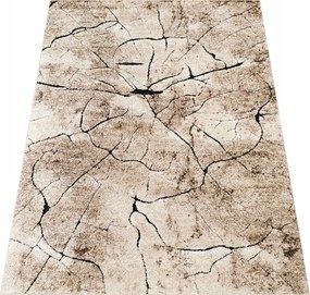 Szőnyeg 160x160 Négyzet Alakú Modern Bézs Masszív Kivágott Törzs A Szobába