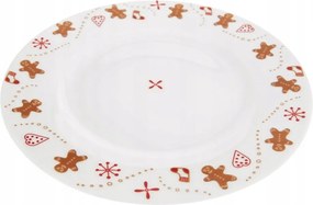 Karácsonyi Desszert Tányér Dekoratív Karácsonyi Dekoráció 20 cm