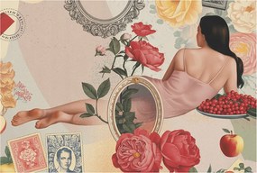 Flizelin fotótapéta Flizelin Design Virágos elegancia 104x70