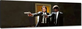 Våszonkép 60x20 Samuel Jackson és Travolta