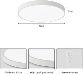 Immax NEO 07251L -LED Dimmelhető lámpa SEMPLICI 36W/230V Wi-Fi Tuya fehér + távirányító