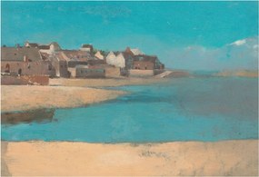 Dekoratív Fotótapéta Flizelin Hálószoba Csendes falu 152x104