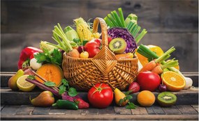 Fotótapéta Flizelin Dekoratív az irodába Gyümölcsös gazdagság 416x254 Ragasztó