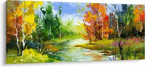 Kép - Tájfestés (120x50 cm)