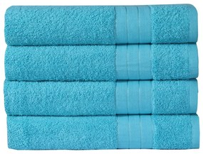 Türkiz pamut törölköző szett 4 db-os 50x100 cm – Good Morning