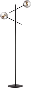 Emibig Linear állólámpa 2x40 W fekete 1167/LP2