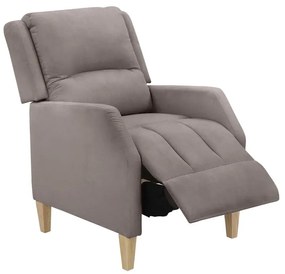 Szürke relaxációs fotel Dina – Støraa