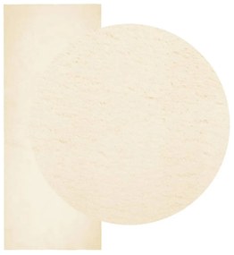 HUARTE krémszínű rövid szálú puha és mosható szőnyeg 80x200 cm