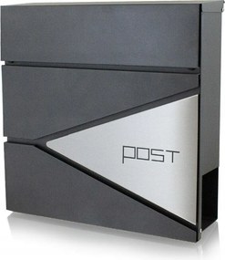 Postaláda Újságtartóval, Grafit-acél