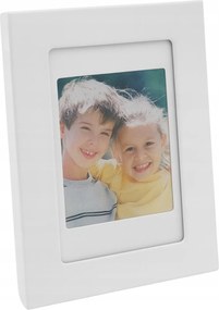 Fém mini képkeret 3,5x4,5 fehér ajándék