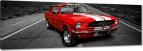 Képek 150x50 Piros Ford Mustang