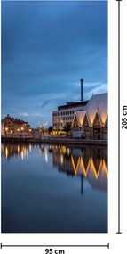 Fotótapéta ajtóra - Vízcsatorna - Göteborg (95x205cm)