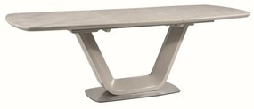ARMANI CERAMIC asztal 160-220x90 szürke MARMUR/szürke