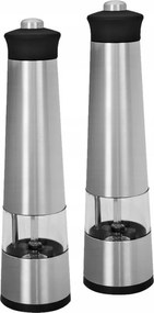 Elektromos 2db daráló bors só acél Led akkumulátor