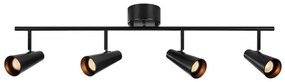 Markslöjd 108202 - Spotlámpa CREST 4xGU10/7W/230V fekete