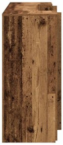 recepciós pult antik fa 180x50x103,5 cm szerelt fa