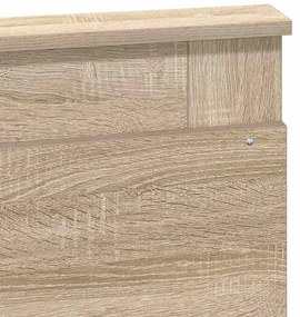 Fejtámla fejtámlával Sonoma tölgy 135 cm Faanyag