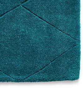 Kasbah smaragdzöld gyapjú szőnyeg, 150 x 230 cm - Think Rugs