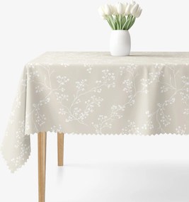 Goldea teflonbevonatú asztalterítő - indás növények 100 x 100 cm