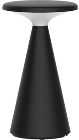 PAROS LED asztali lámpa, 1,8W, 5V USB, 1800 mAh, IP44, fekete, dimmelhető