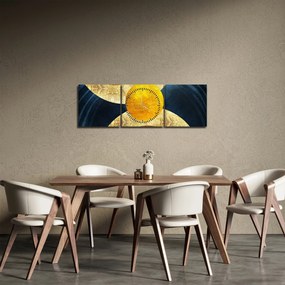 Kép - Körök (órával) (90x30 cm)