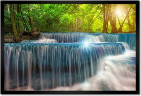 Poszterek keretben 60x40 Trópusok Tájkép Kaszkád